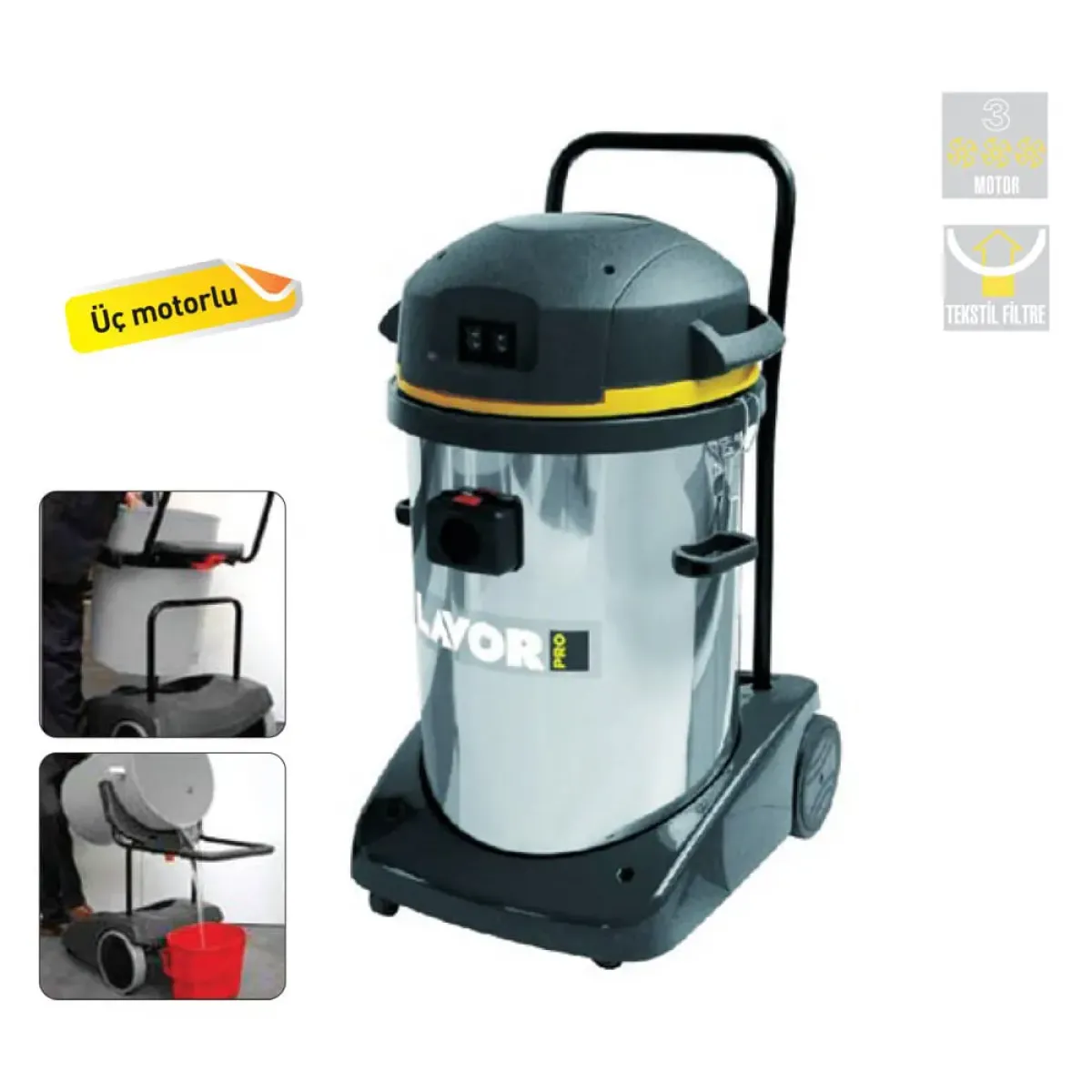 Lavor Taurus IF 03 Wet & Dry Industrial Vacuum Cleaner