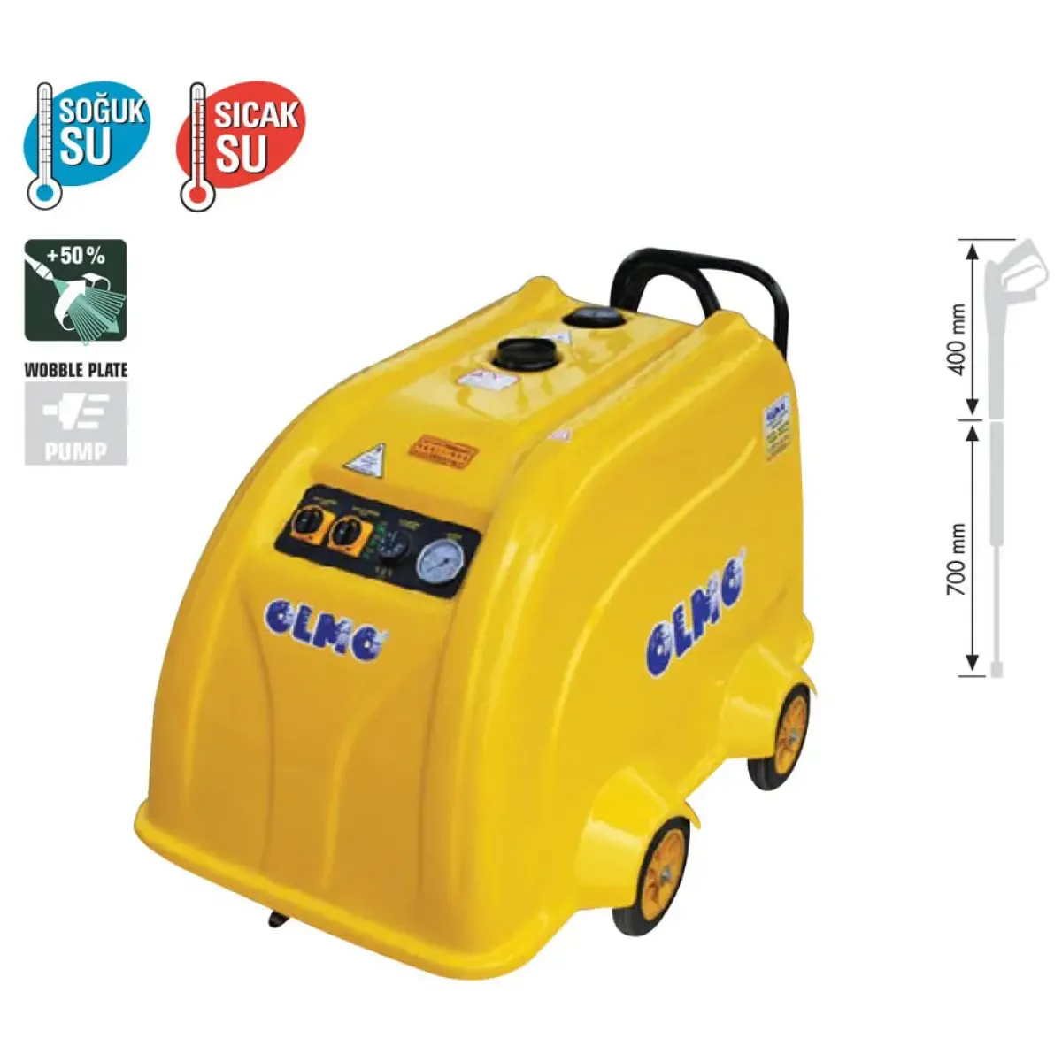 Olmo SC 3200 Hot – Cold High Pressure Washer