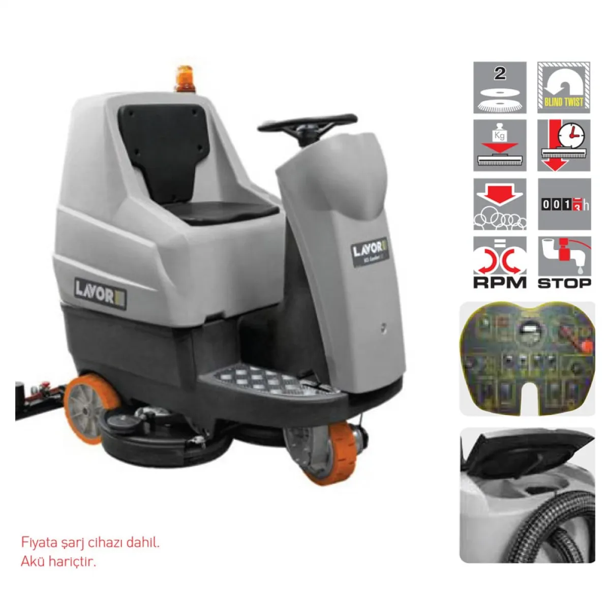 Lavor SCL Comfort XSR 85 UP Zemin Yıkama Makinası